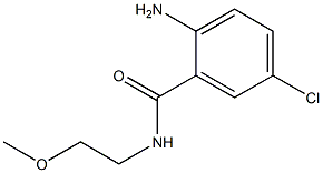 2-amino-5-chloro-N-(2-methoxyethyl)benzamide,,结构式