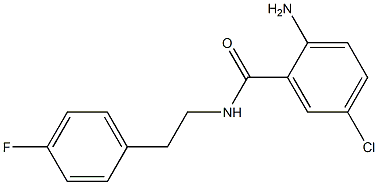 2-amino-5-chloro-N-[2-(4-fluorophenyl)ethyl]benzamide