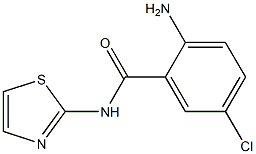 2-amino-5-chloro-N-1,3-thiazol-2-ylbenzamide Structure