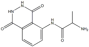 2-amino-N-(1,4-dioxo-1,2,3,4-tetrahydrophthalazin-5-yl)propanamide,,结构式