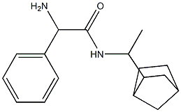 2-amino-N-(1-bicyclo[2.2.1]hept-2-ylethyl)-2-phenylacetamide,,结构式