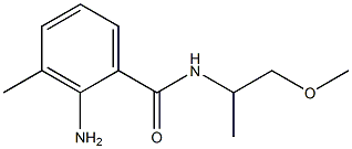 2-amino-N-(1-methoxypropan-2-yl)-3-methylbenzamide Structure