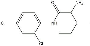2-amino-N-(2,4-dichlorophenyl)-3-methylpentanamide Structure
