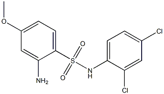 2-amino-N-(2,4-dichlorophenyl)-4-methoxybenzene-1-sulfonamide Structure