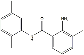 2-amino-N-(2,5-dimethylphenyl)-3-methylbenzamide 化学構造式