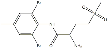 2-amino-N-(2,6-dibromo-4-methylphenyl)-4-methanesulfonylbutanamide