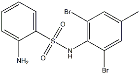 2-amino-N-(2,6-dibromo-4-methylphenyl)benzene-1-sulfonamide