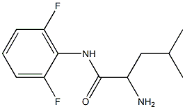 2-amino-N-(2,6-difluorophenyl)-4-methylpentanamide Structure