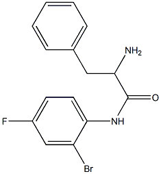 2-amino-N-(2-bromo-4-fluorophenyl)-3-phenylpropanamide