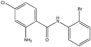 2-amino-N-(2-bromophenyl)-4-chlorobenzamide Structure