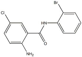 2-amino-N-(2-bromophenyl)-5-chlorobenzamide Struktur