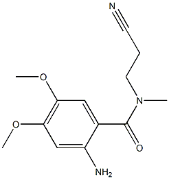 2-amino-N-(2-cyanoethyl)-4,5-dimethoxy-N-methylbenzamide