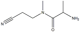 2-amino-N-(2-cyanoethyl)-N-methylpropanamide