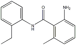 2-amino-N-(2-ethylphenyl)-6-methylbenzamide 结构式