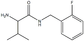 2-amino-N-(2-fluorobenzyl)-3-methylbutanamide Structure