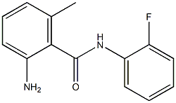 2-amino-N-(2-fluorophenyl)-6-methylbenzamide Structure