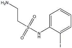 2-amino-N-(2-iodophenyl)ethane-1-sulfonamide Structure