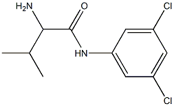 2-amino-N-(3,5-dichlorophenyl)-3-methylbutanamide Struktur