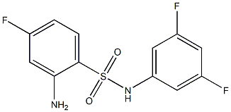 2-amino-N-(3,5-difluorophenyl)-4-fluorobenzene-1-sulfonamide