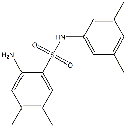 2-amino-N-(3,5-dimethylphenyl)-4,5-dimethylbenzene-1-sulfonamide|