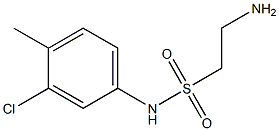 2-amino-N-(3-chloro-4-methylphenyl)ethane-1-sulfonamide