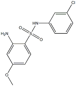 2-amino-N-(3-chlorophenyl)-4-methoxybenzene-1-sulfonamide