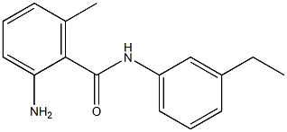 2-amino-N-(3-ethylphenyl)-6-methylbenzamide Structure