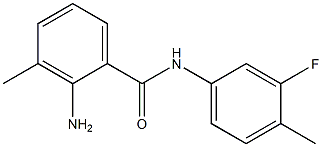 2-amino-N-(3-fluoro-4-methylphenyl)-3-methylbenzamide Structure