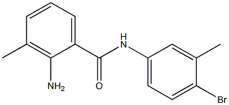 2-amino-N-(4-bromo-3-methylphenyl)-3-methylbenzamide Structure