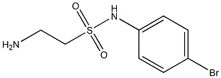 2-amino-N-(4-bromophenyl)ethanesulfonamide Structure