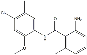 2-amino-N-(4-chloro-2-methoxy-5-methylphenyl)-6-methylbenzamide Structure