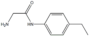 2-amino-N-(4-ethylphenyl)acetamide Struktur