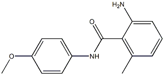 2-amino-N-(4-methoxyphenyl)-6-methylbenzamide 化学構造式