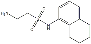 2-amino-N-(5,6,7,8-tetrahydronaphthalen-1-yl)ethane-1-sulfonamide
