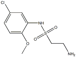 2-amino-N-(5-chloro-2-methoxyphenyl)ethane-1-sulfonamide