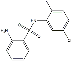 2-amino-N-(5-chloro-2-methylphenyl)benzenesulfonamide Structure