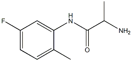 2-amino-N-(5-fluoro-2-methylphenyl)propanamide Structure