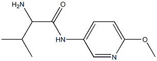 2-amino-N-(6-methoxypyridin-3-yl)-3-methylbutanamide Structure