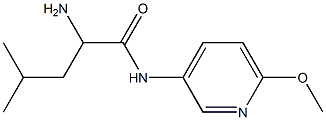 2-amino-N-(6-methoxypyridin-3-yl)-4-methylpentanamide