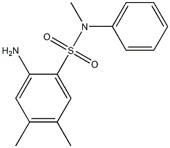2-amino-N,4,5-trimethyl-N-phenylbenzene-1-sulfonamide
