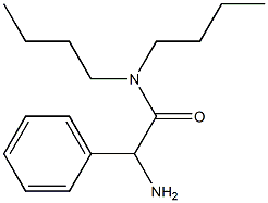 2-amino-N,N-dibutyl-2-phenylacetamide Structure