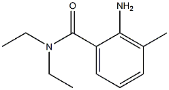 2-amino-N,N-diethyl-3-methylbenzamide 化学構造式