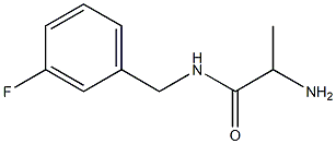 2-amino-N-[(3-fluorophenyl)methyl]propanamide