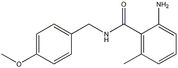 2-amino-N-[(4-methoxyphenyl)methyl]-6-methylbenzamide Structure