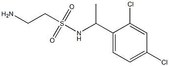  2-amino-N-[1-(2,4-dichlorophenyl)ethyl]ethane-1-sulfonamide