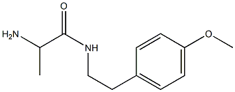  2-amino-N-[2-(4-methoxyphenyl)ethyl]propanamide