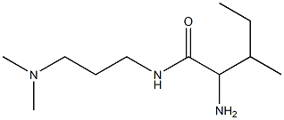 2-amino-N-[3-(dimethylamino)propyl]-3-methylpentanamide Structure