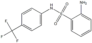 2-amino-N-[4-(trifluoromethyl)phenyl]benzene-1-sulfonamide Structure