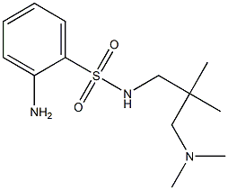 2-amino-N-{2-[(dimethylamino)methyl]-2-methylpropyl}benzene-1-sulfonamide