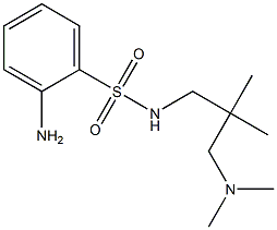  2-amino-N-{2-[(dimethylamino)methyl]-2-methylpropyl}benzene-1-sulfonamide